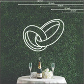 wedding Rings neon sign